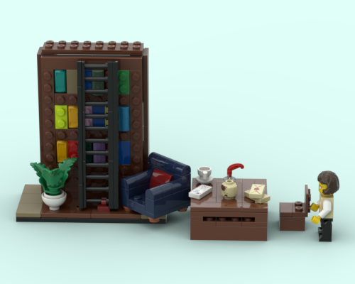 Bookshelf and Desk --- 40698 Alternate alternate build