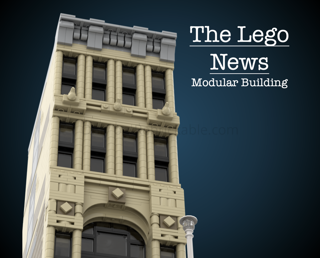 "The Lego News" Newspaper building - Modular