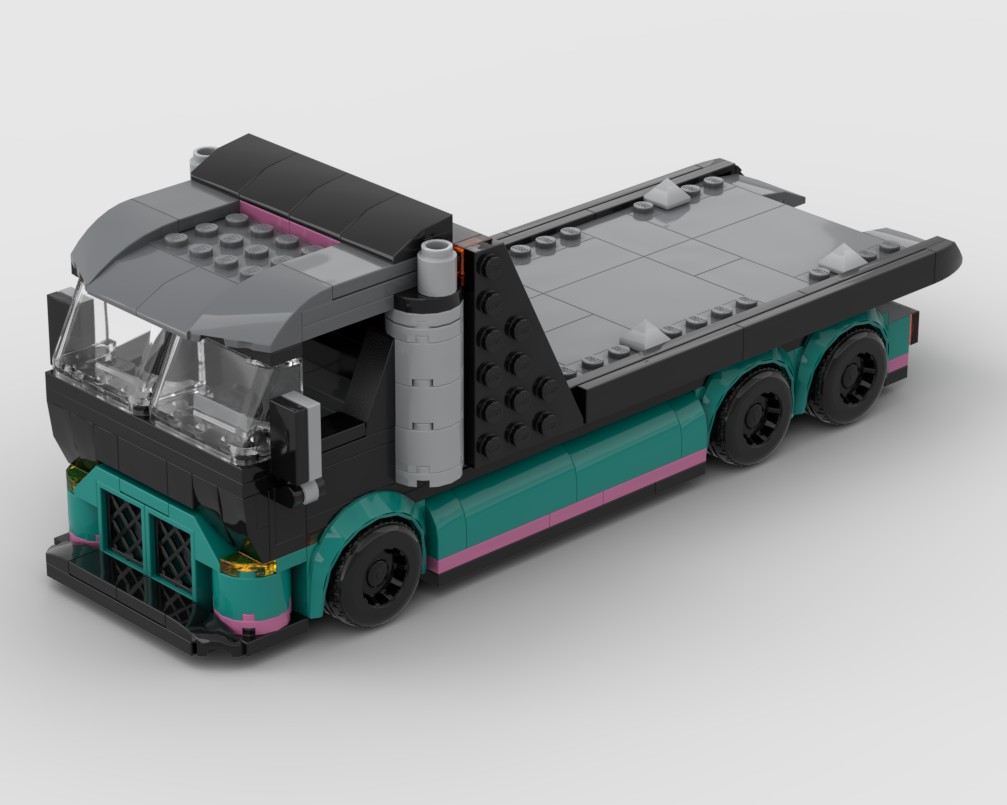 MOD of 60406 Car Carrier Truck for Speed Champions