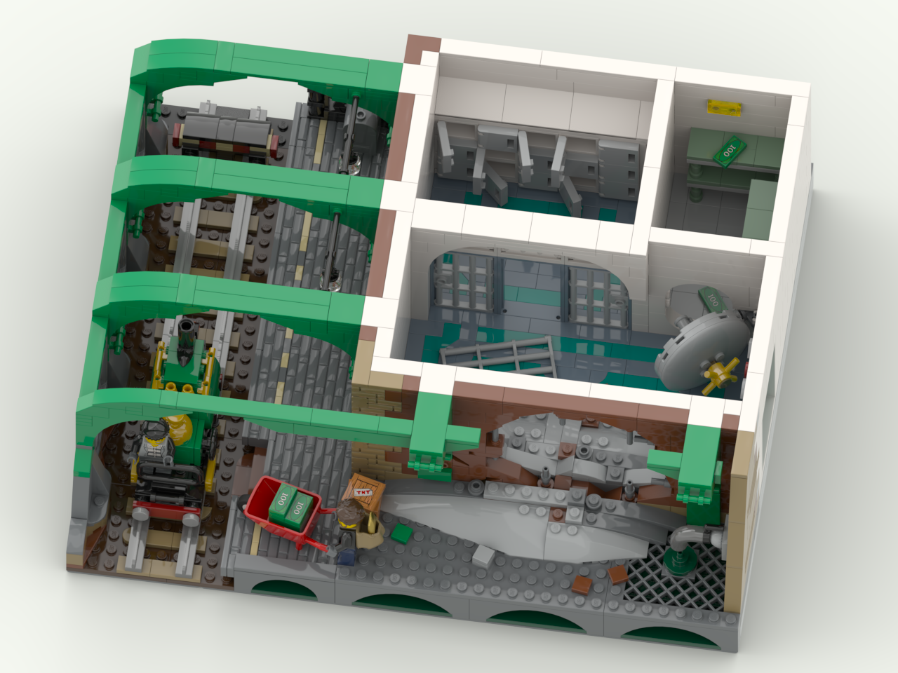 Brick Bank - The subway heist