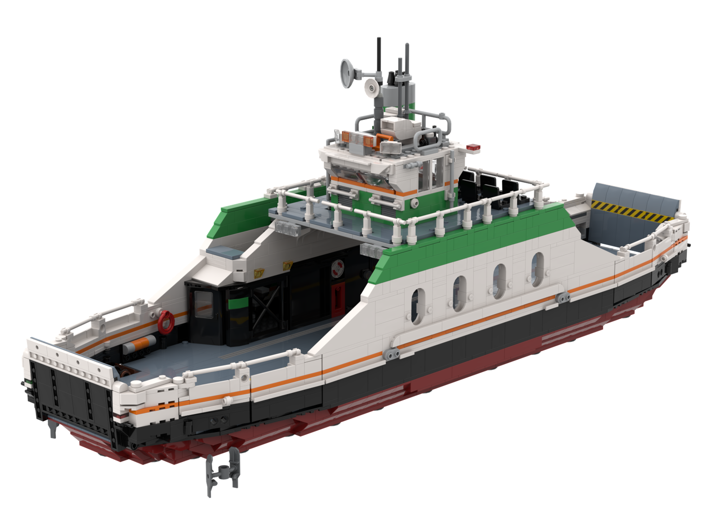 Medium Sized Car Ferry - Alternate color scheme