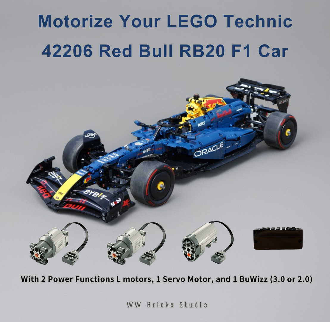 [RC] LEGO Technic 42206 Red Bull Racing RB20 F1 Car without extra pieces