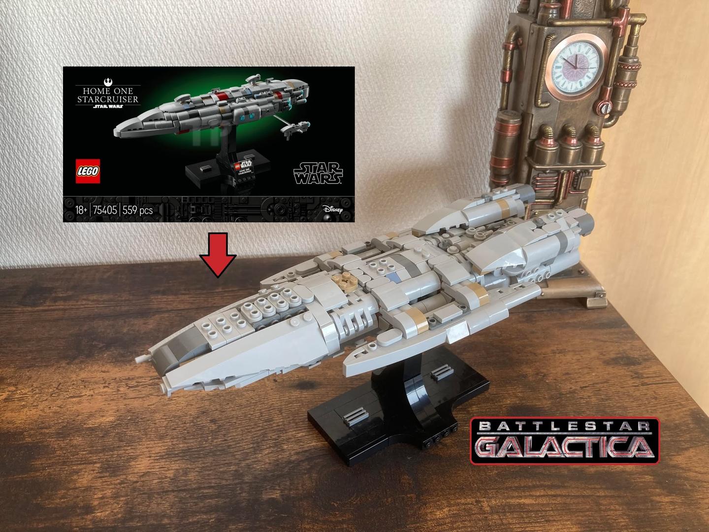 2004 Battlestar Galactica Midi-Scale alternate build