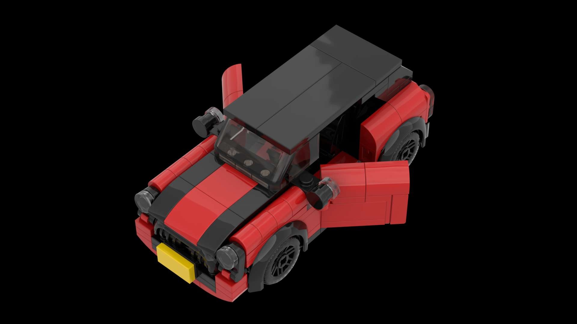 Mini Cooper Cabrio (with opening doors) (MOC-215329) - LEGO MOC | MOC ...