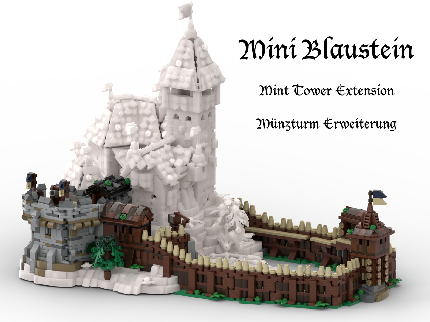 Mini Blaustein Castle - Mint Tower Extension / Münzturm Erweiterung (Version 5.2)