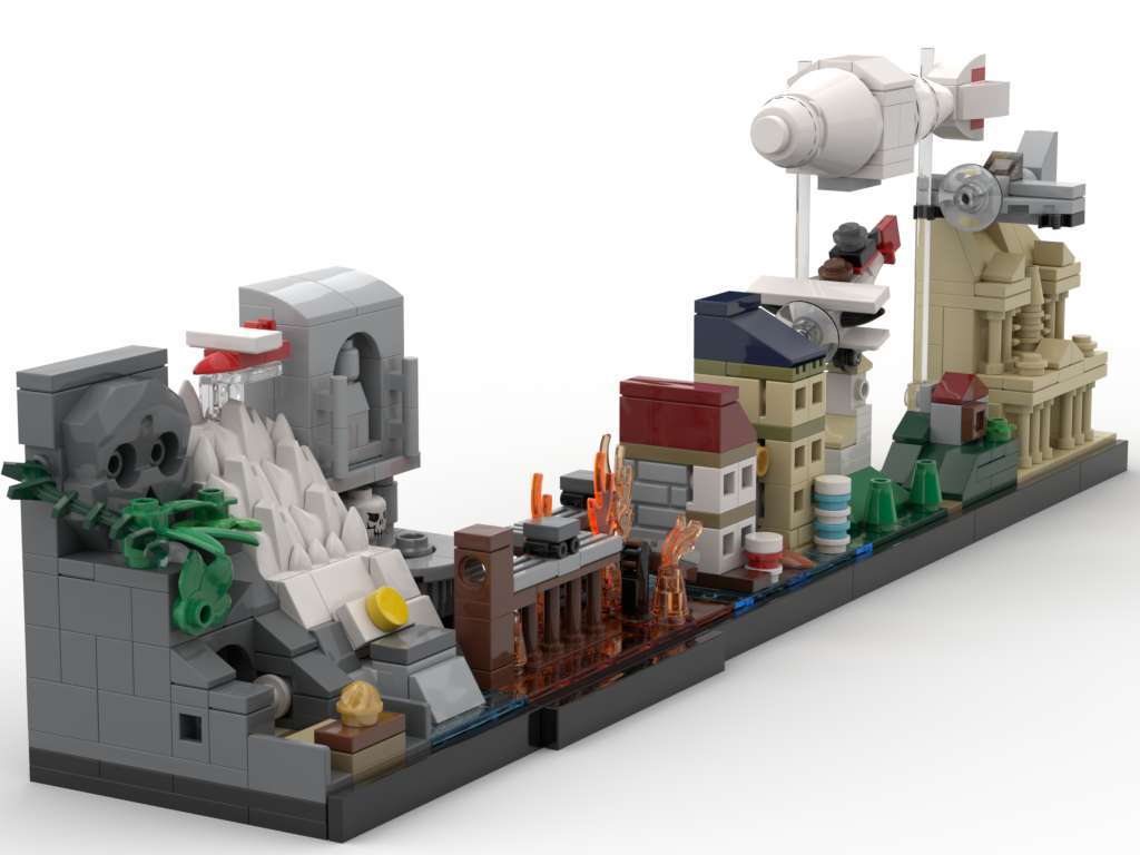 Indiana Jones Skyline Architecture