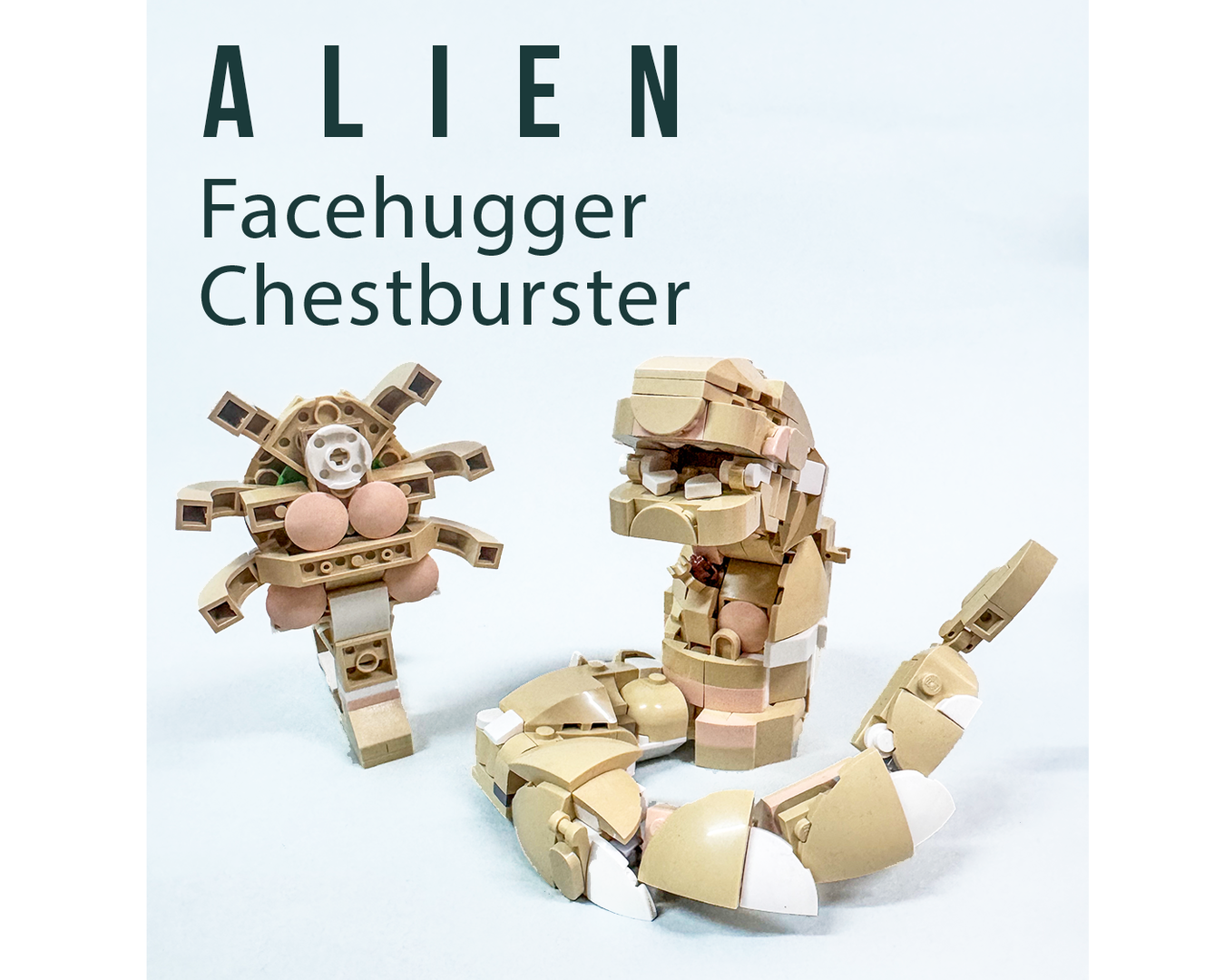 Alien Chestburster and Facehugger (set 31162) alternate build