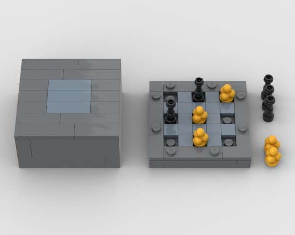 Microscale Tic-Tac-Toe