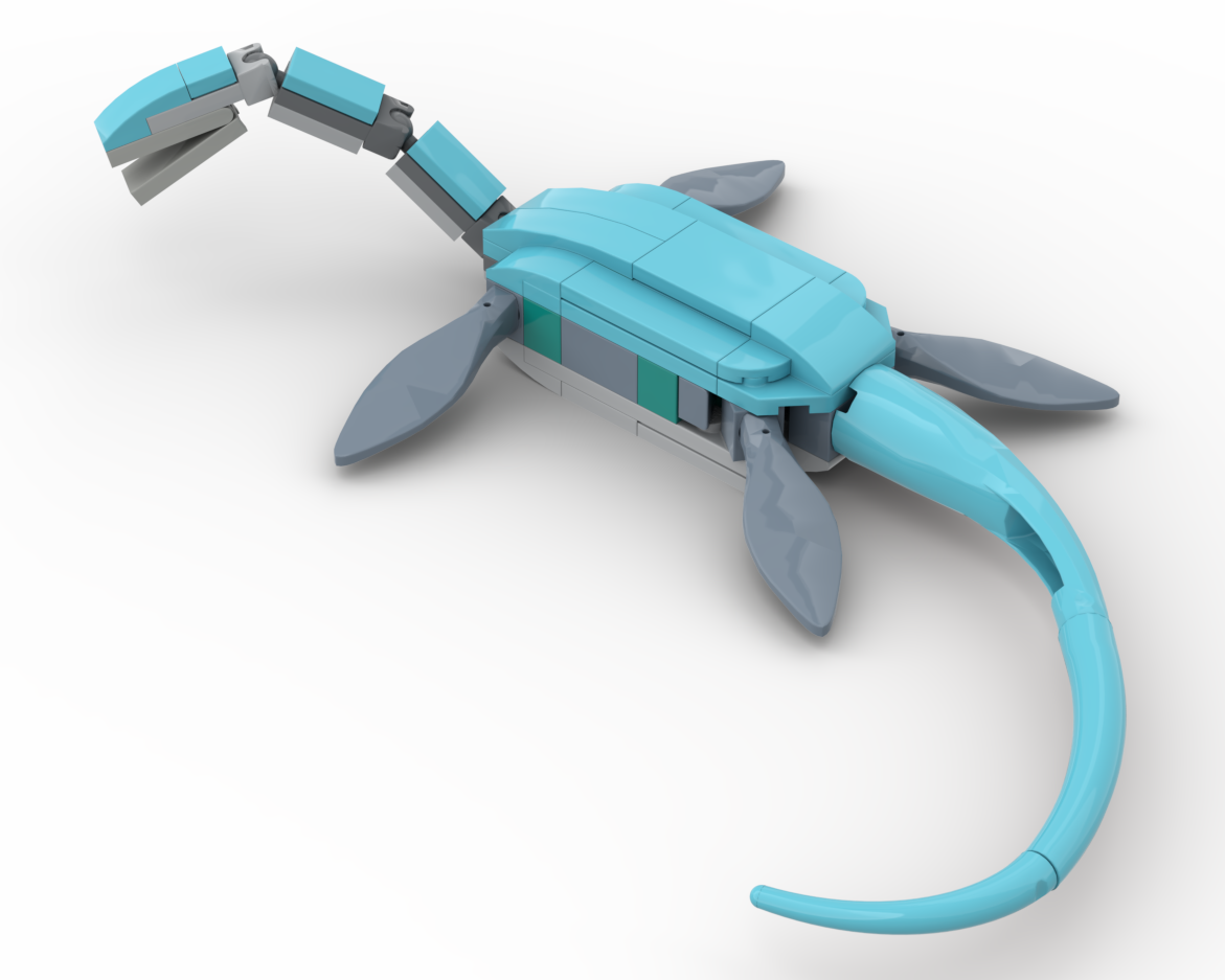 Cope's Elasmosaurus - Minifig Scale