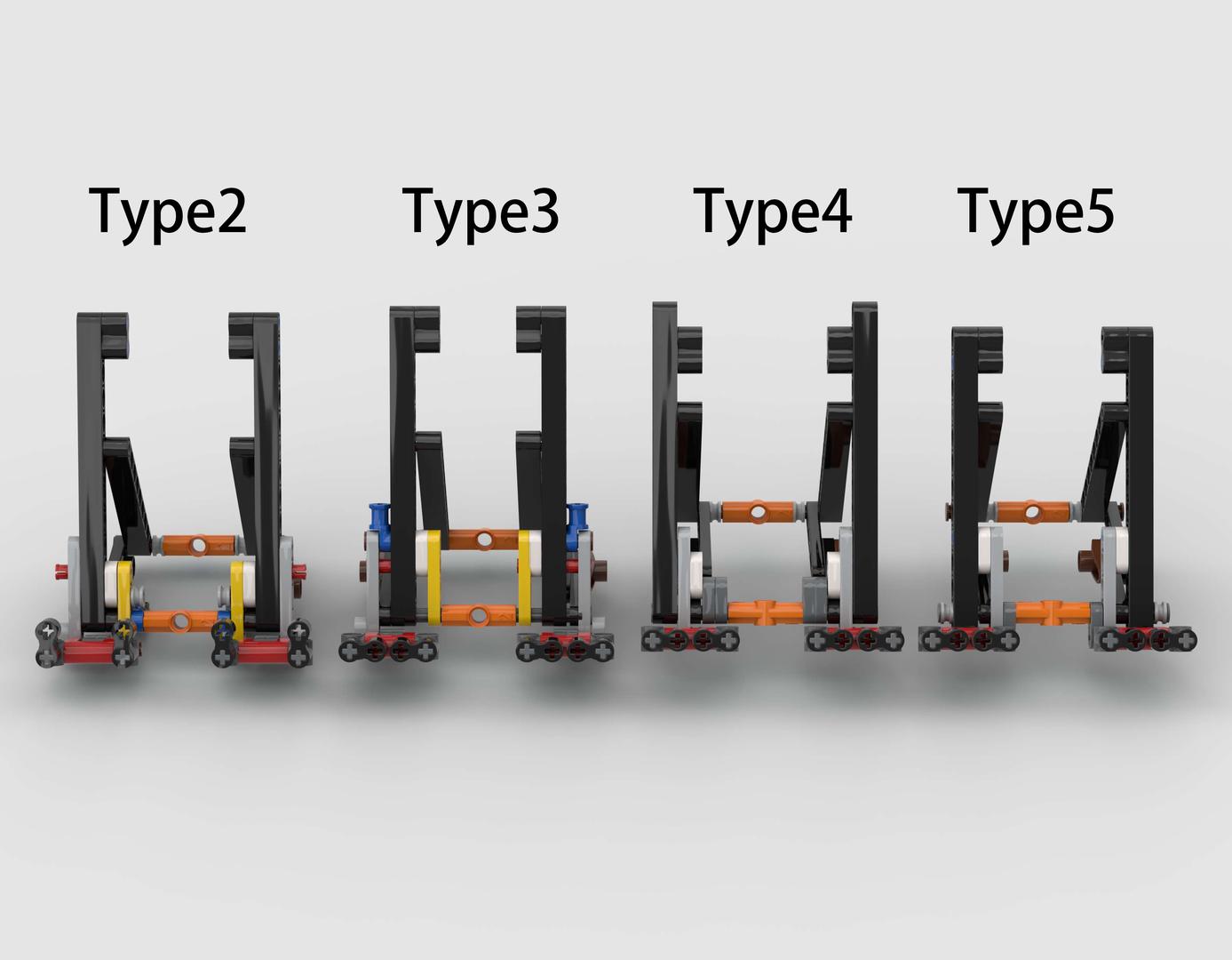 Phone Holders 2-5 From 21327 Typewriter alternate build
