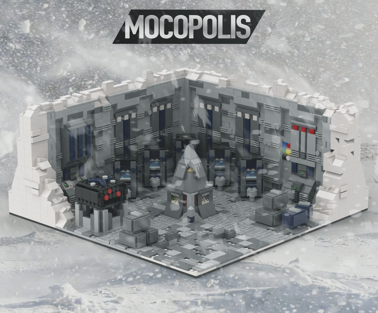 Echo Base p.3: Command Center. (MOC-216351) - LEGO MOC | MOC Tracker