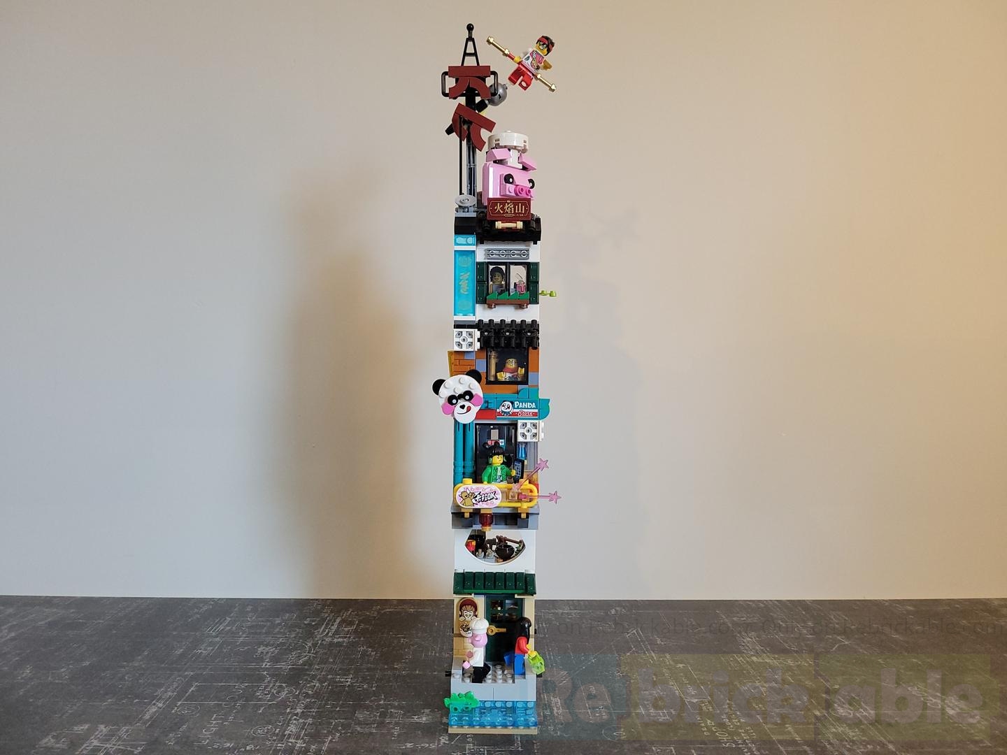 Ninjago City 8x32 Block alternate build