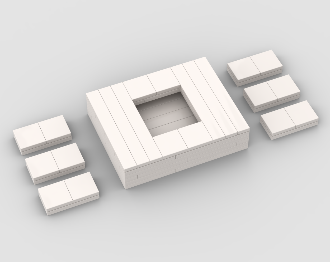 Six Piece Puzzle alternate build