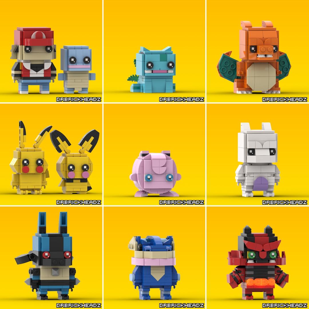 SSBU Pkmn Brickheadz Bundle