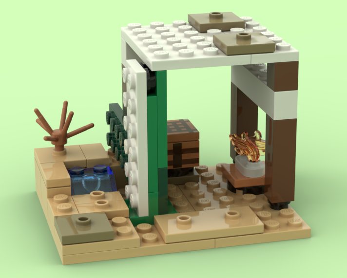 steves dessert shelter alternate build