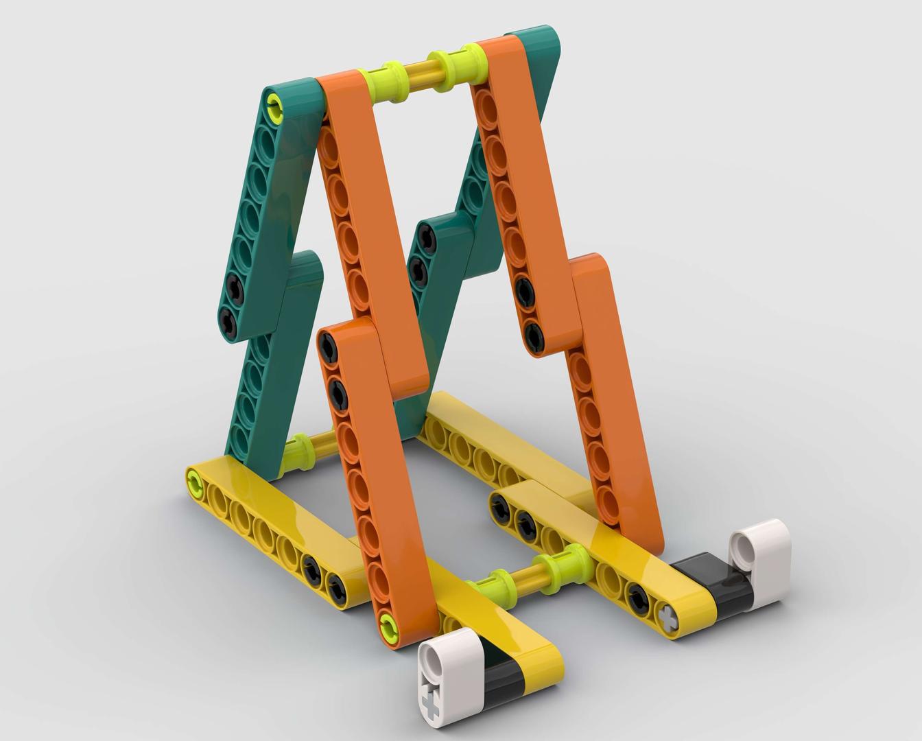 Colorful Phone Holder From 10311 Orchid alternate build