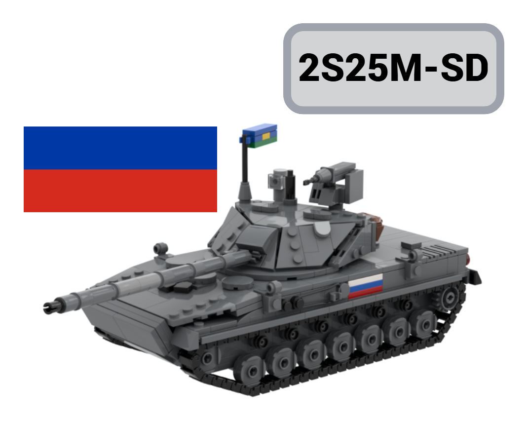 2S25M-Sprut SD Russian Light Tank 1/35 Scale
