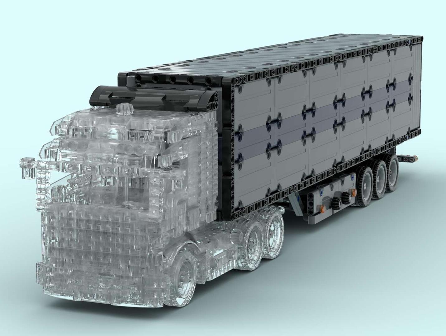 3 Axle Semitrailer (Fits to MOC-214597 and is based on MOC-217083)
