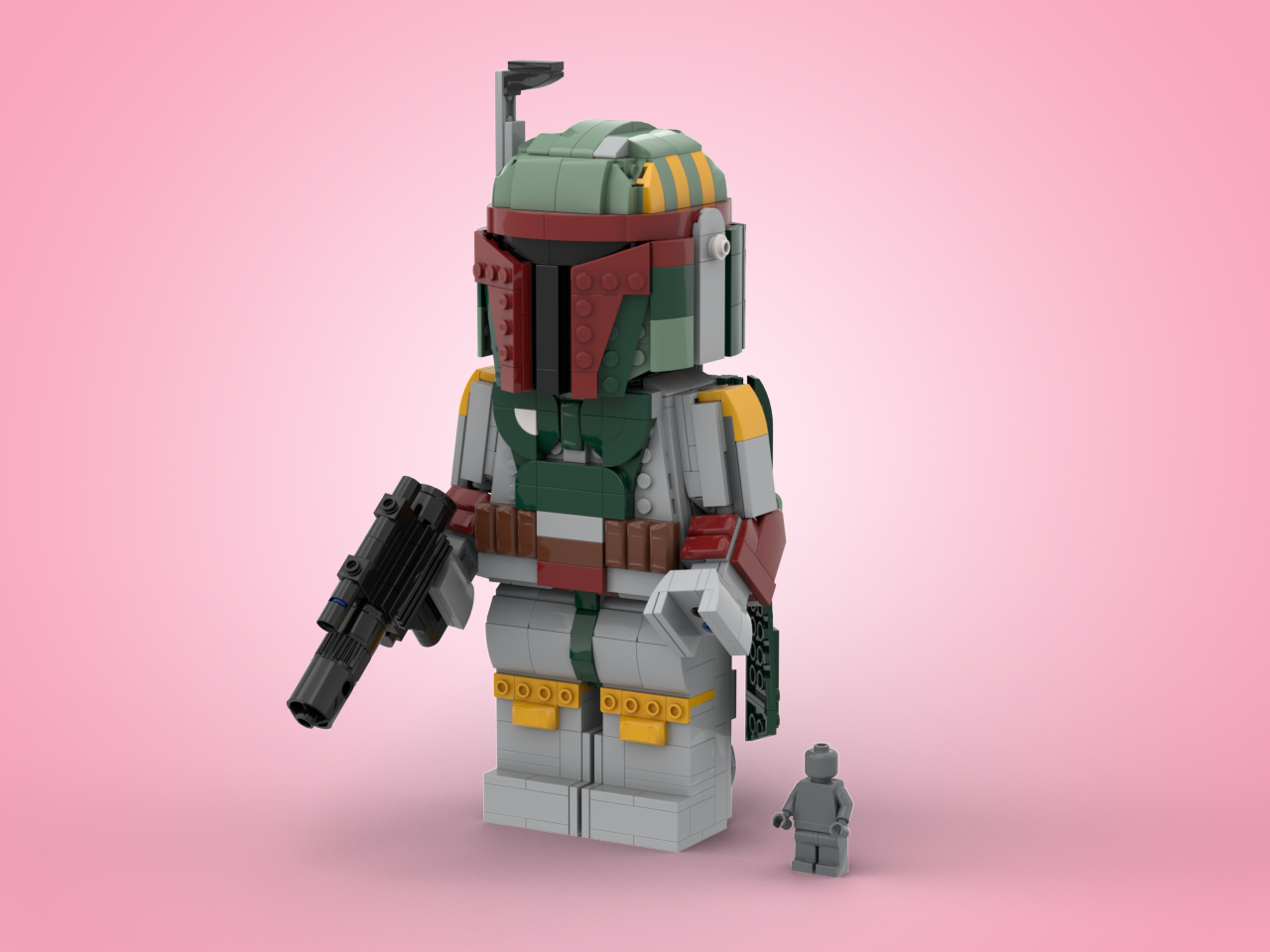 Bounty Hunter (Up scaled minifigure)