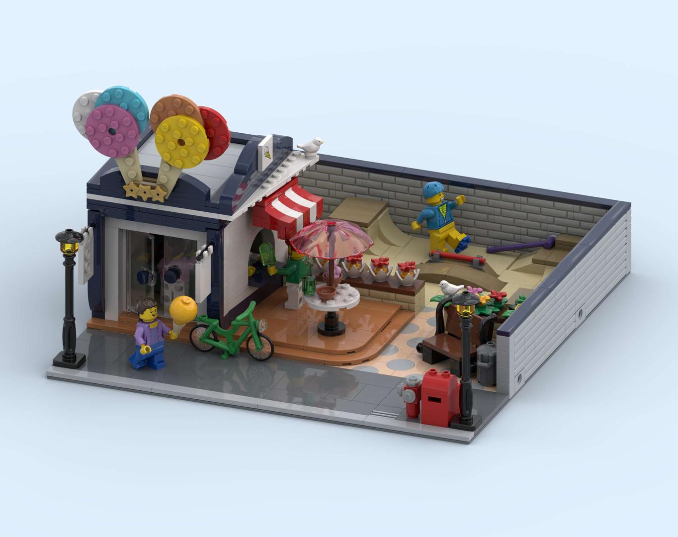 Ice Saloon with Skate Park