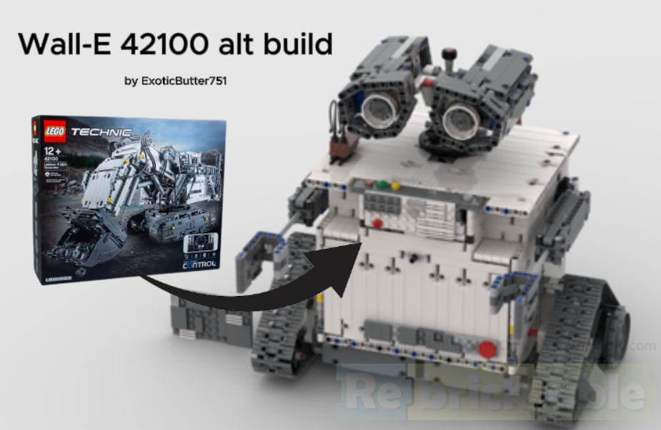 Wall-E - 42100 Alt Build FIRST MOC!!!