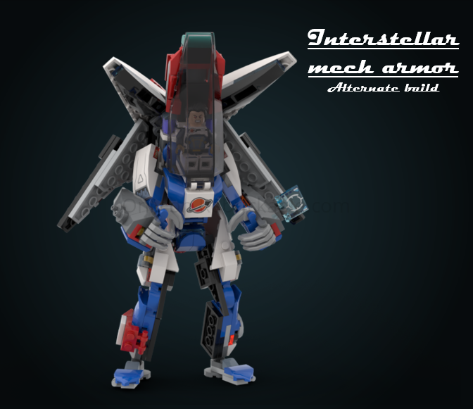 Interstellar mech armor - Alternate build of 76302 and 60430