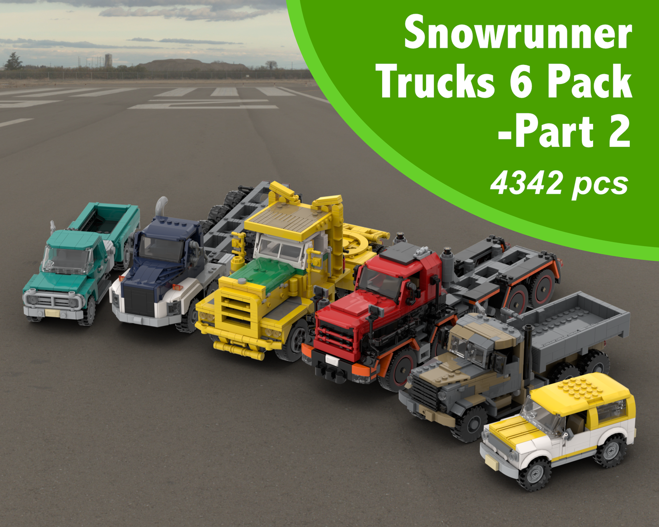 Snowrunner: 6 Trucks Pack (part 2)