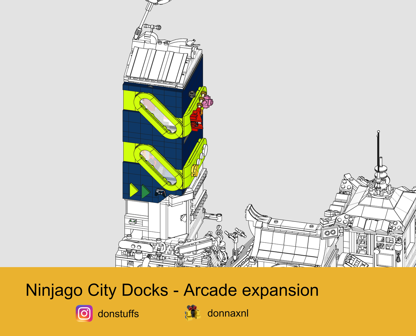Ninjago City Docks - Arcade expansion