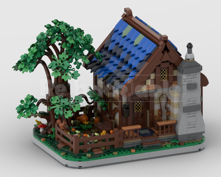 Medieval Castle: House (with Tree)