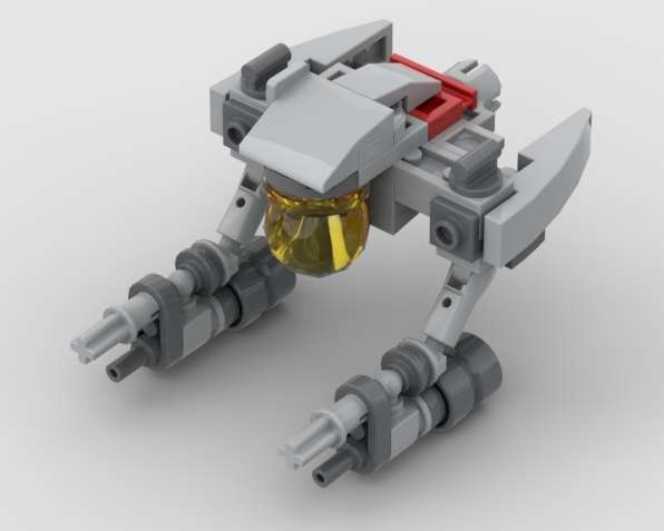 Microfigure-scale Cowboy Bepop ships : Redtail