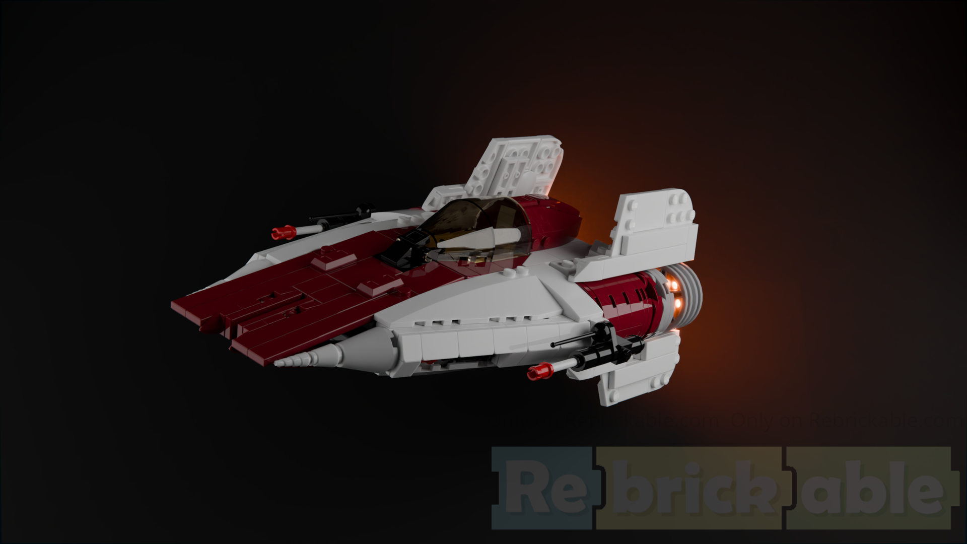 RZ-1 A-wing - Minifig Scale