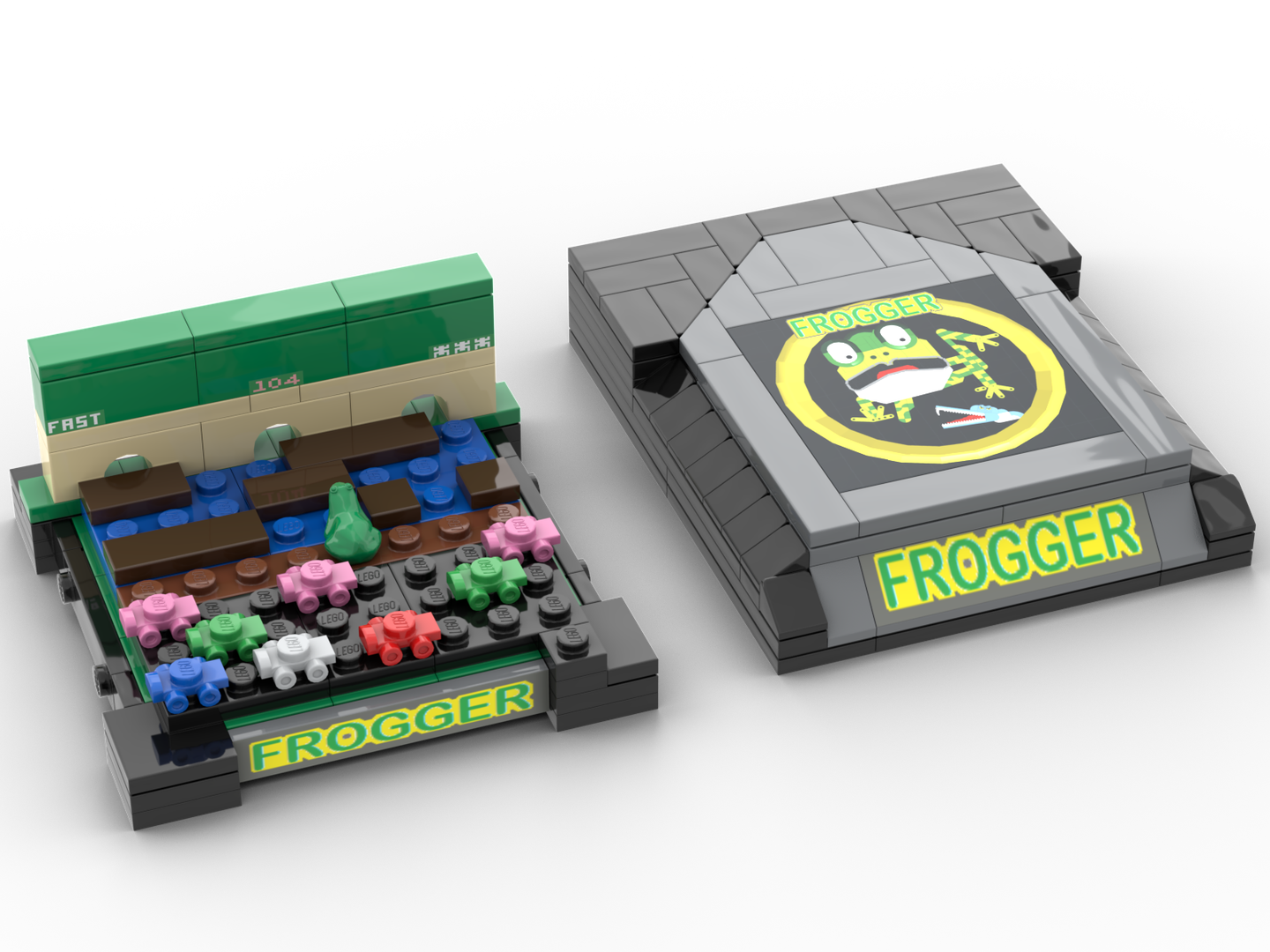 Frogger for Atari (MOC-218678) - LEGO MOC | MOC Tracker