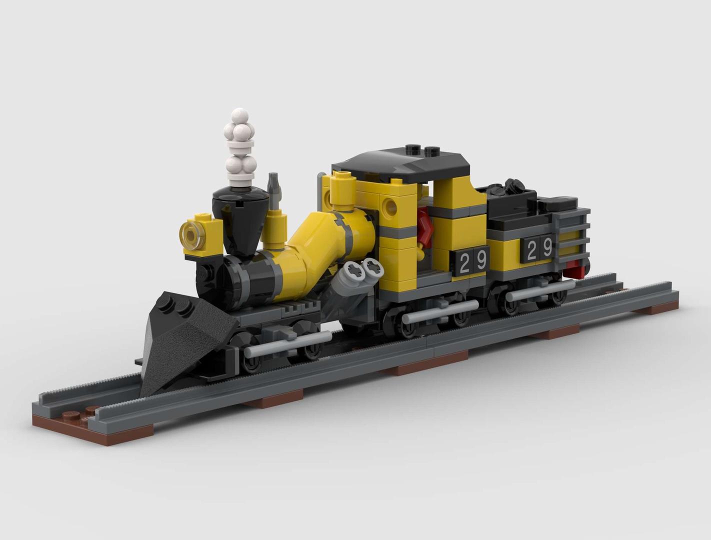 Brickticks Engine Works NG Class 8 4-Cylinder 3-Truck Heisler Locomotive