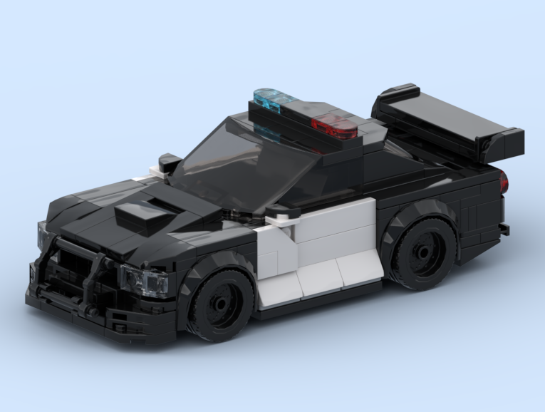Custom LEGO Police Pursuit Car (Street Racer Style) (MOC-218976) - LEGO ...