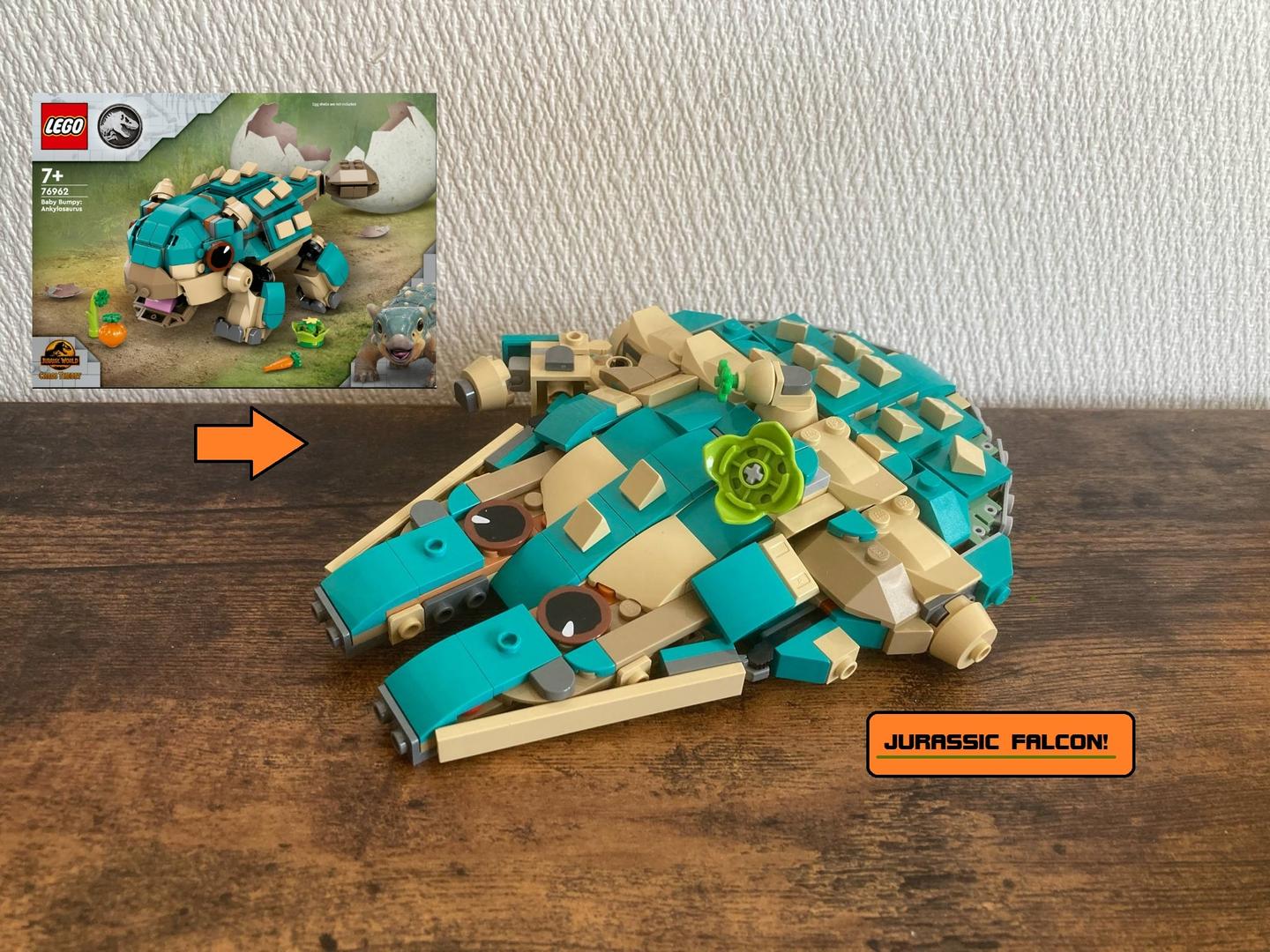 Jurassic Falcon! 76962 Alt alternate build