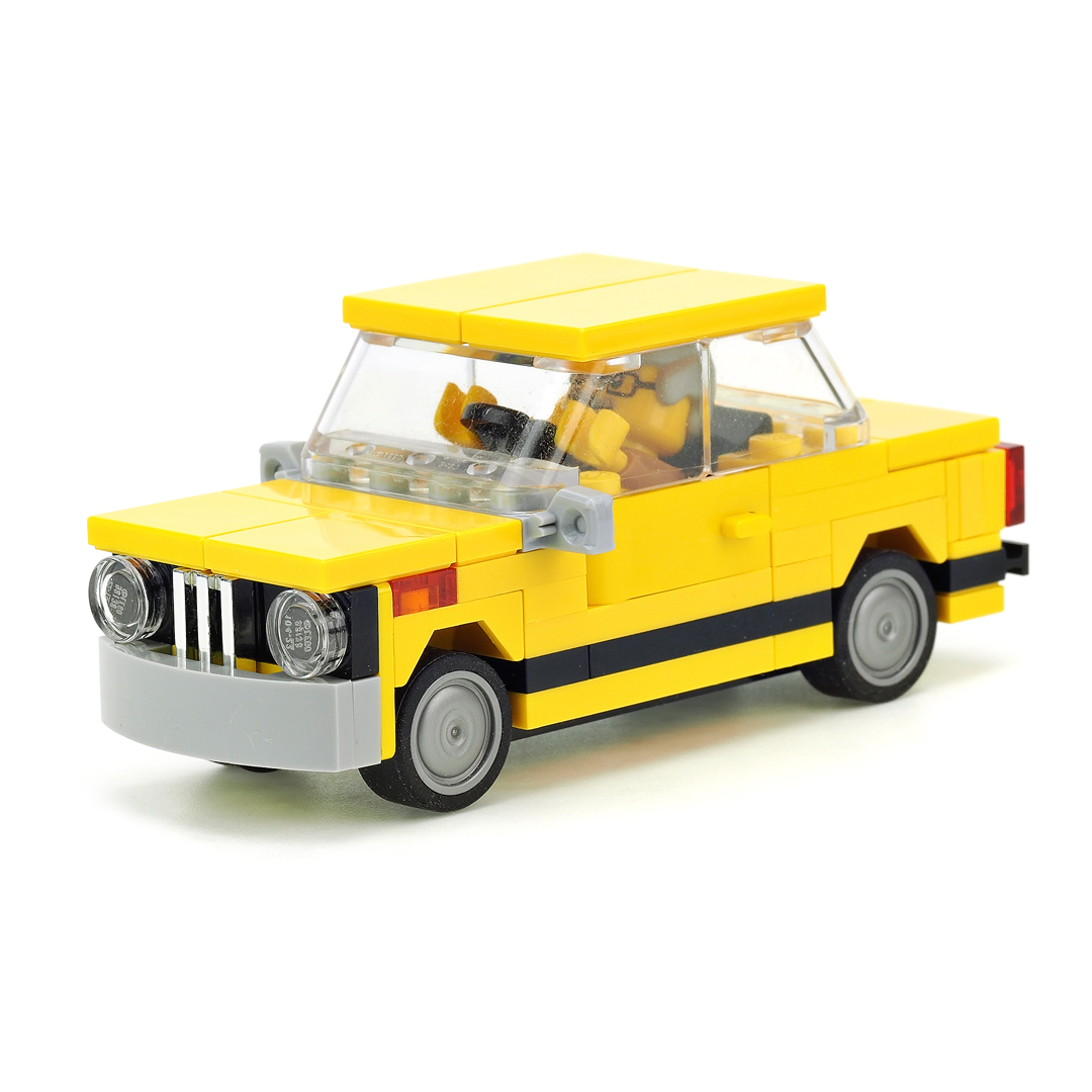 Yellow BMW 2002