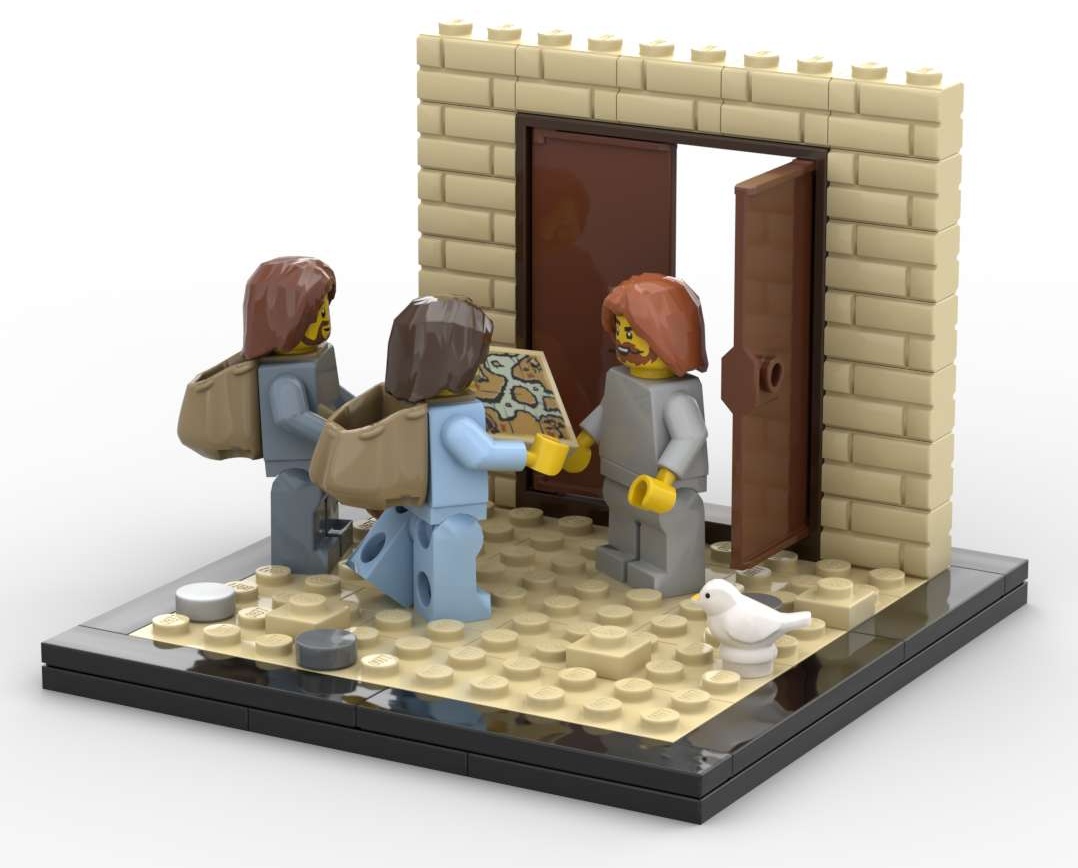 The Great Commission - Disciples sharing the Good News Gospel of Jesus Christ - Christian Bible Diorama