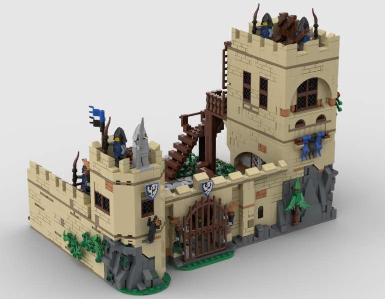 MODULAR CASTLE BLACK FALCON (PART 1)