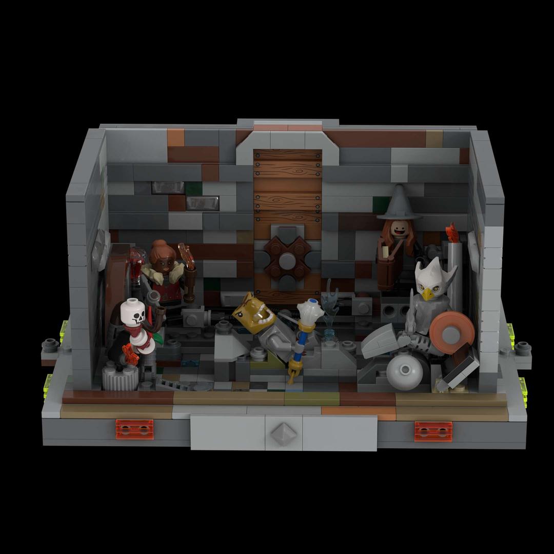 Dungeons &amp; Dragons Shrinking Dungeon (75339 Death Star Trash Compactor Diorama)