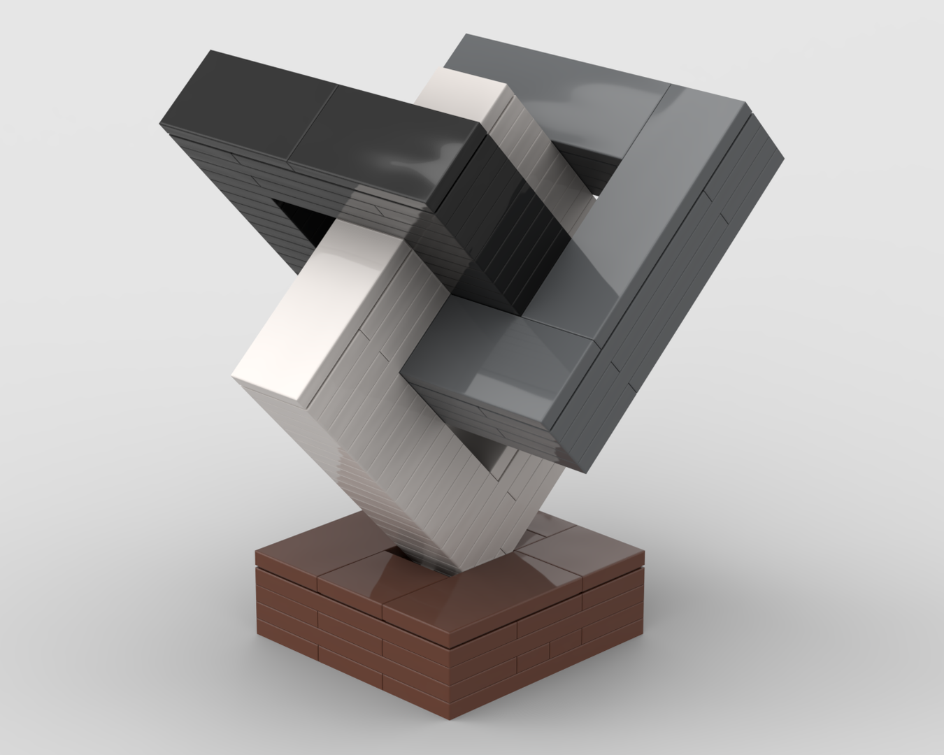 Interlocking Rings Sculpture