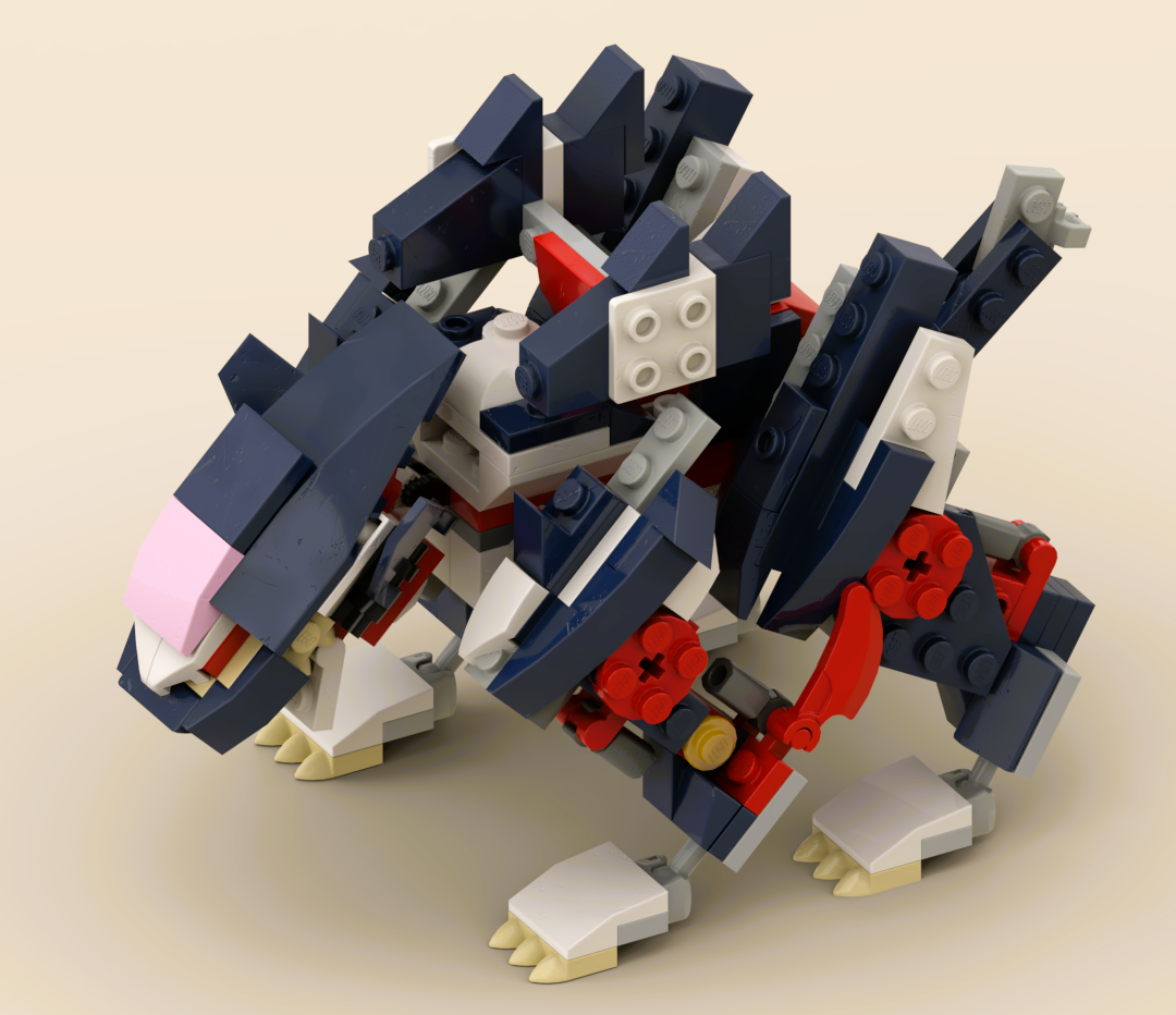 Liger Zero Jaeger Alt Build for LEGO Deep Sea Creatures 31088