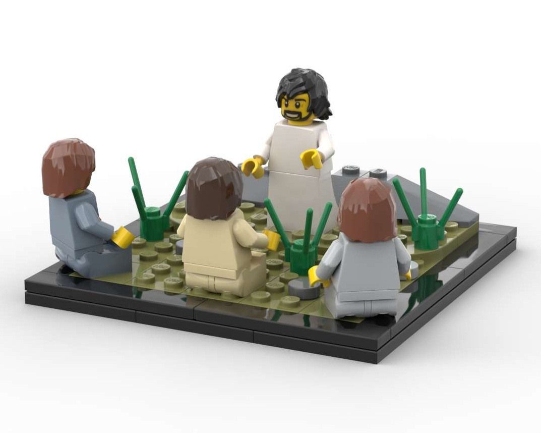 The Sermon on the Mount by Jesus Christ - Christian Bible Diorama