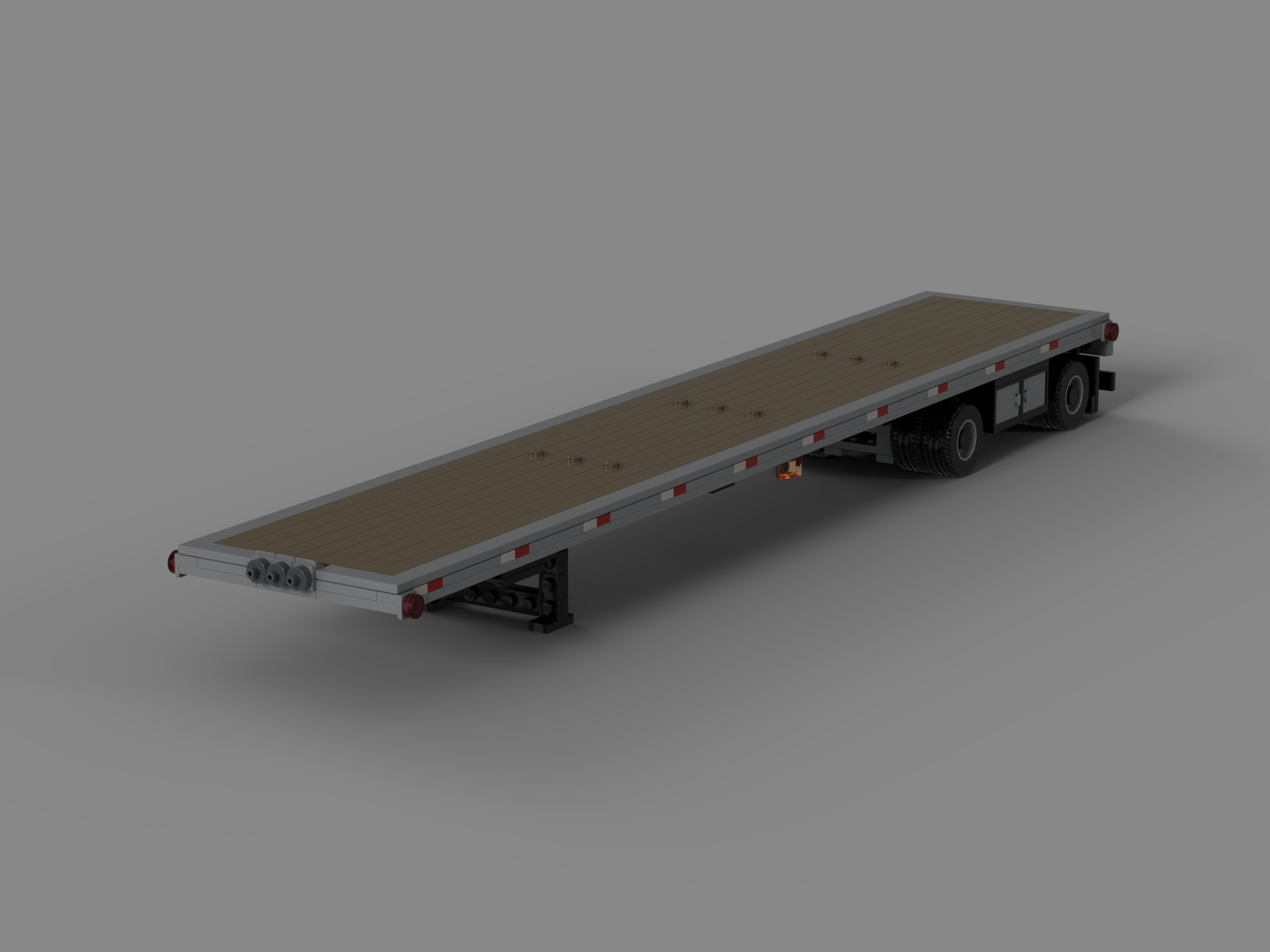 Speed Champions Scale Spread-Axle Flatbed Trailer