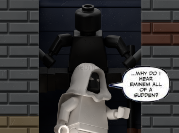 "Why do I hear Eminem all of a sudden?" Diorama