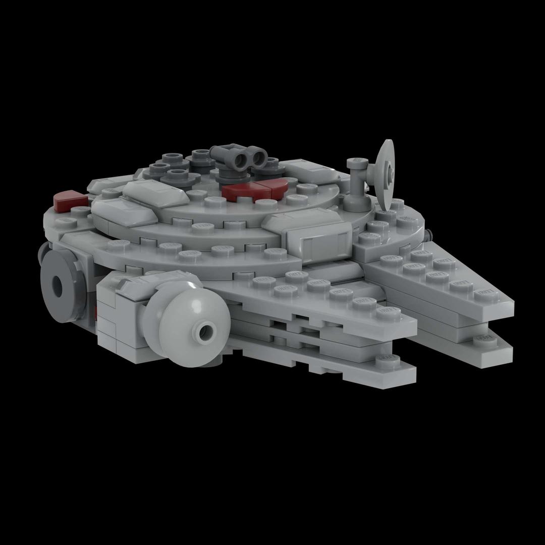 Double Corellian Freighter MOC "MiIIennium Falcon" (30708 x2)