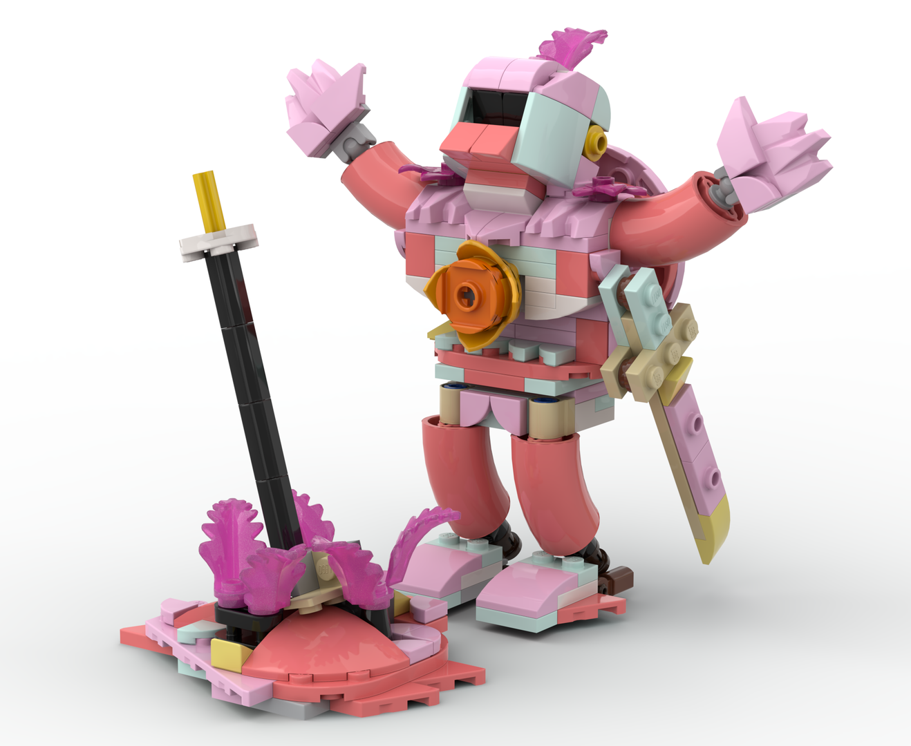 Solaire of Flamingo alternate build