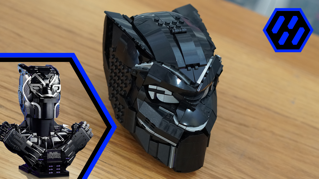 76215 Black Panther Cowl Helmet - Alternate Build alternate build