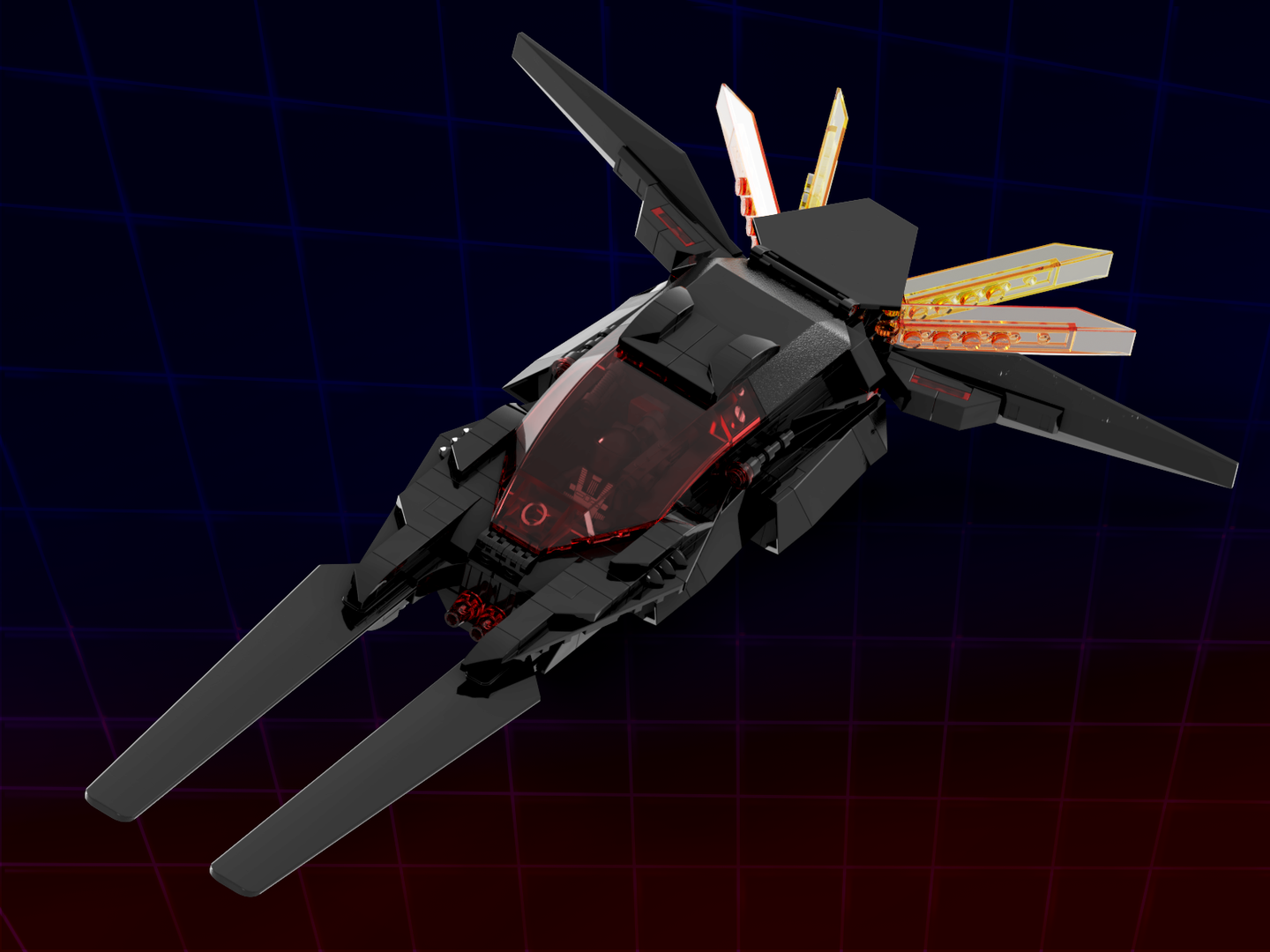 Blacktron Bladestorm - Bounty hunter fighter craft