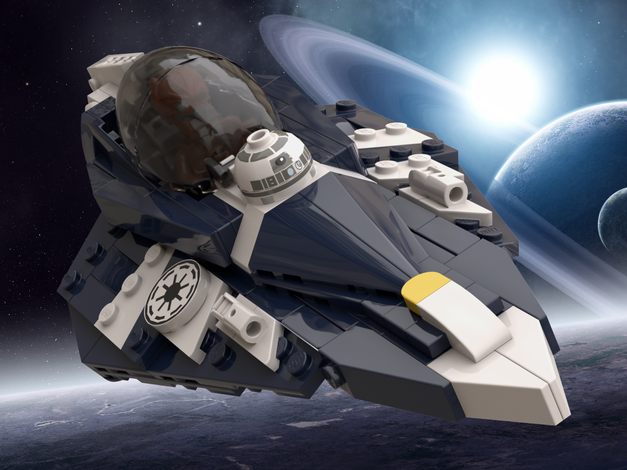 Plo Koon's Delta-7B Starfighter (Blade of Dorin)