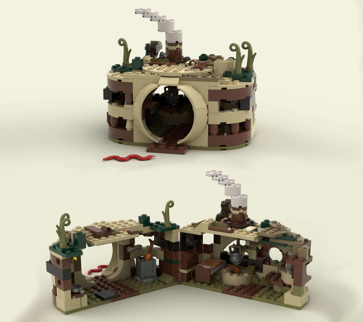 75208 Alternative Build: Swamp hut alternate build
